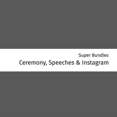Bundle: Ceremony, Speeches & Instagram Teaser