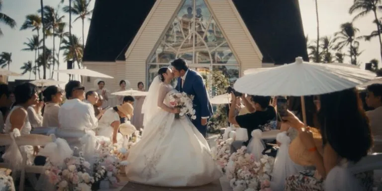 Yike and Shawn's wedding film by their Chinese wedding videographer in Maui.
