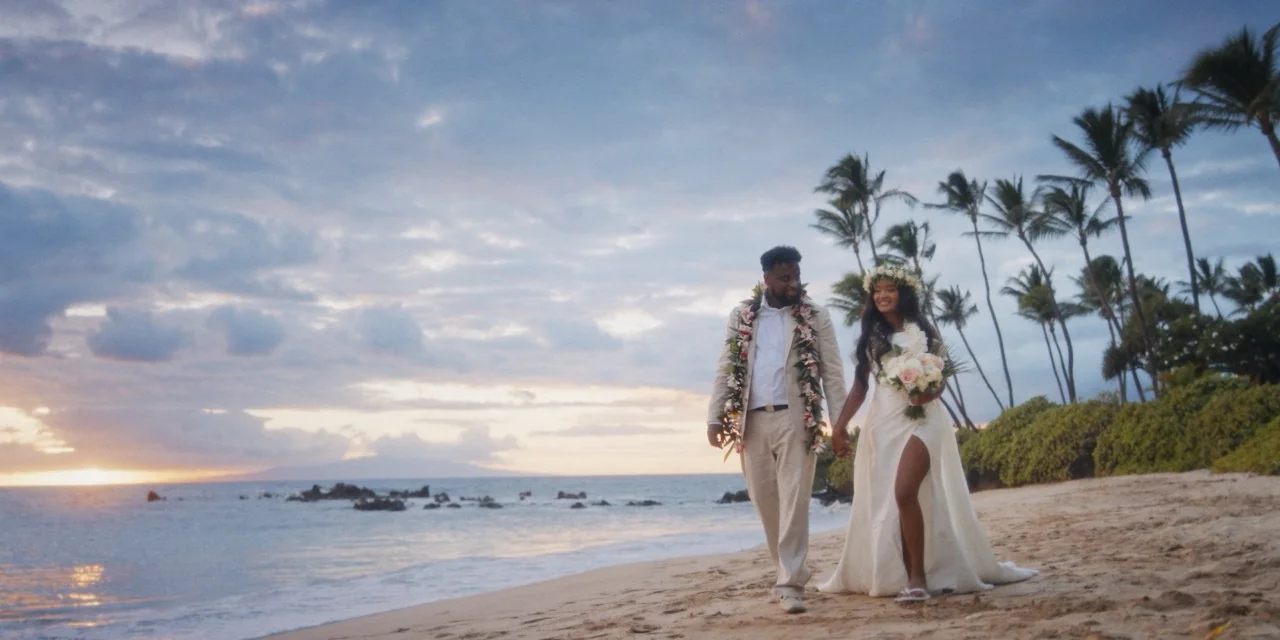 A Love Story from Ethiopia to Oregon, Celebrated on Palauea Beach: Lidiya & Ebisso's Wailea Elopement