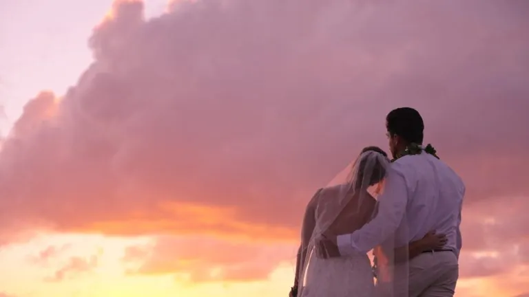 Jenna and Sergio's emotional Merriman’s Kapalua wedding.